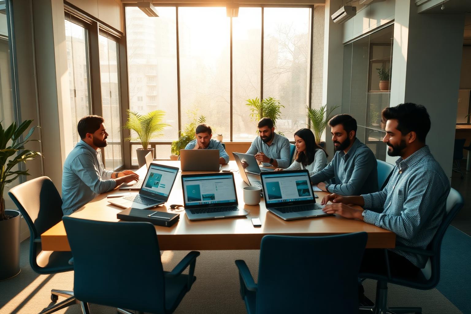 SavvyLogical BD digital marketing experts working together in the Dhaka office